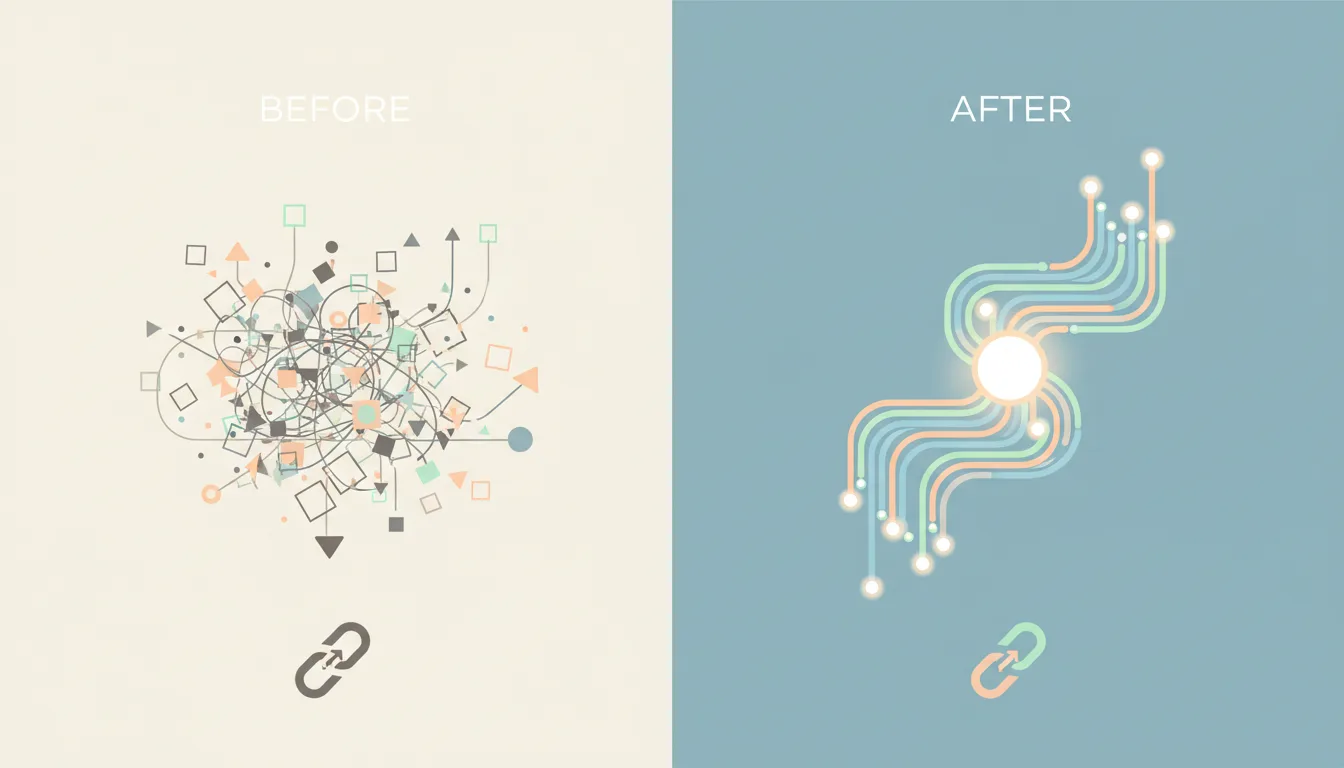 Antes e Depois: O Impacto dos Dados na Gestão de Links