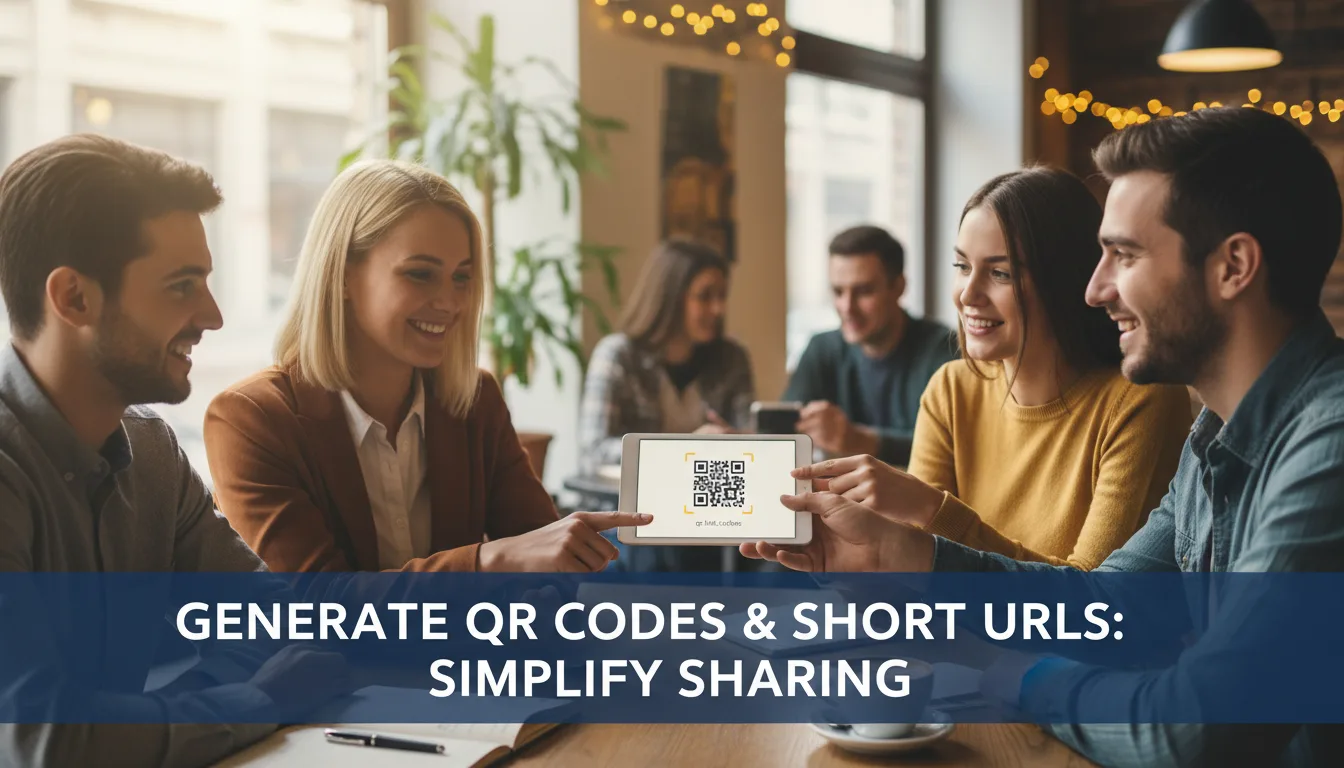 Generate QR Codes & Short URLs: Simplify Sharing